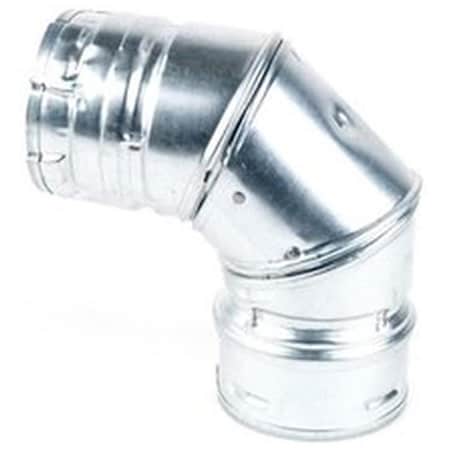 Duravent 4 In. Pellet Vent 90 Degree Elbow 176309